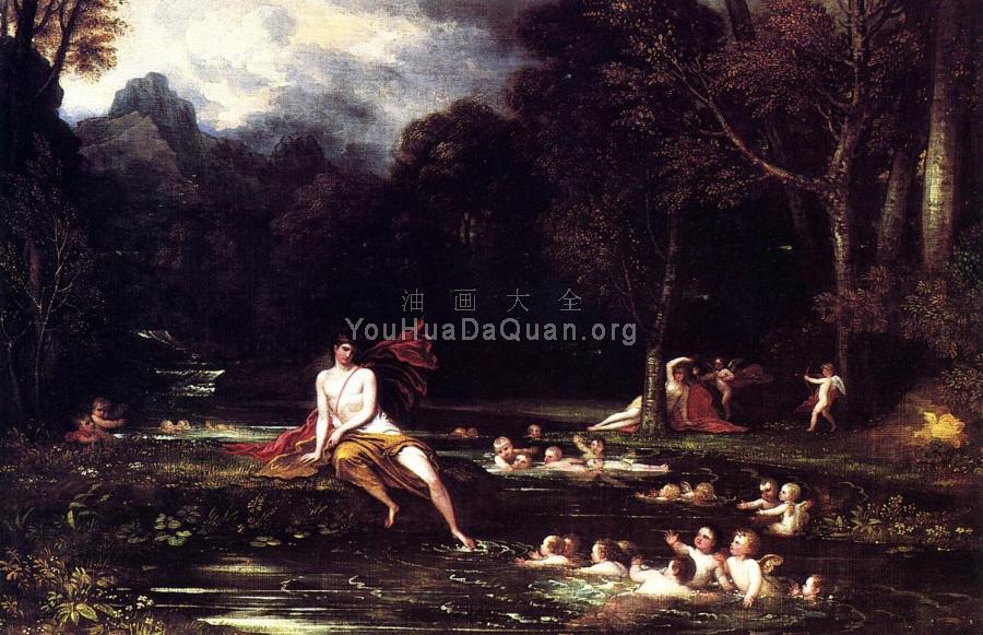 Narcissus and Echo - 本杰明·韦斯特